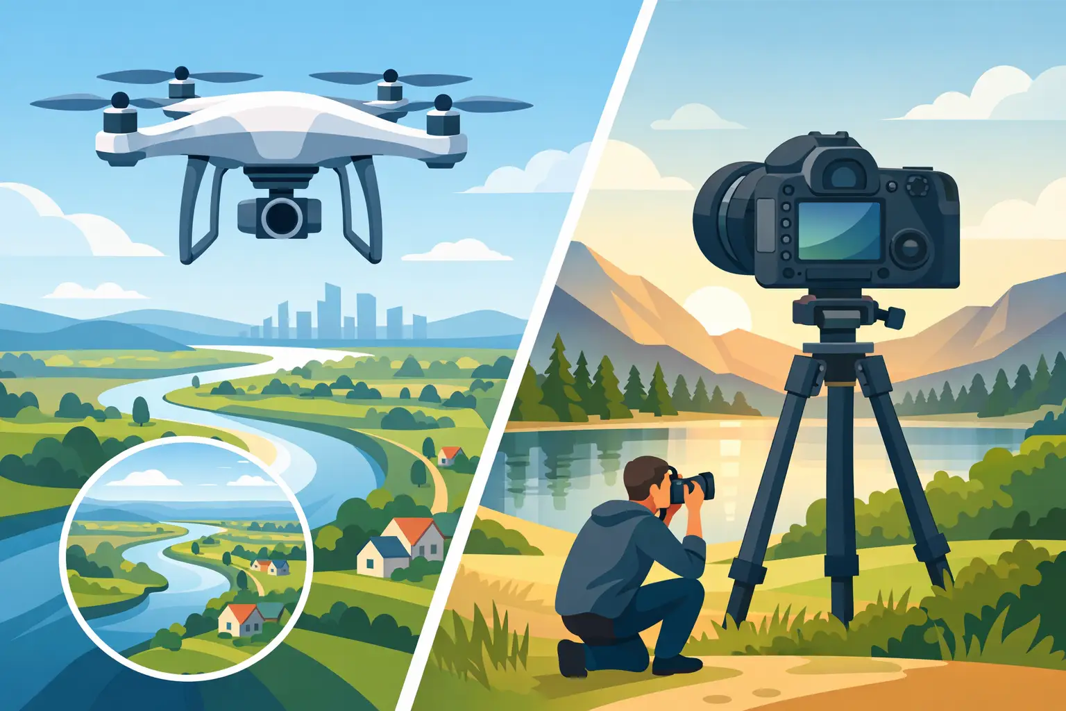 Drone Photography vs Ground Photos