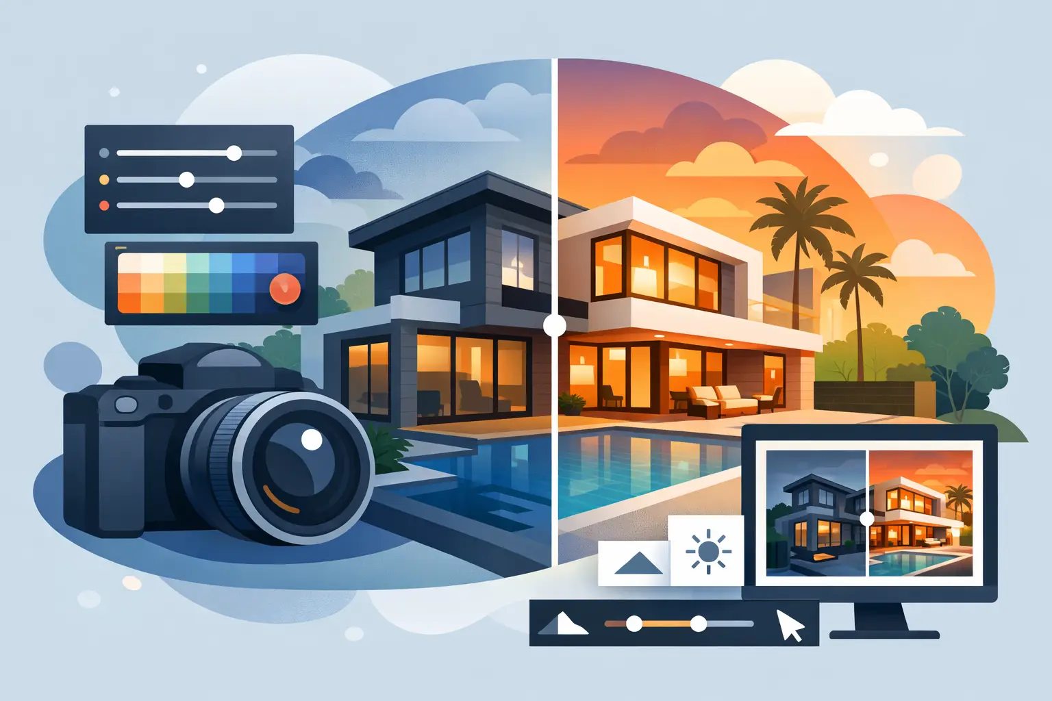 HDR Real Estate Photography Editing Style