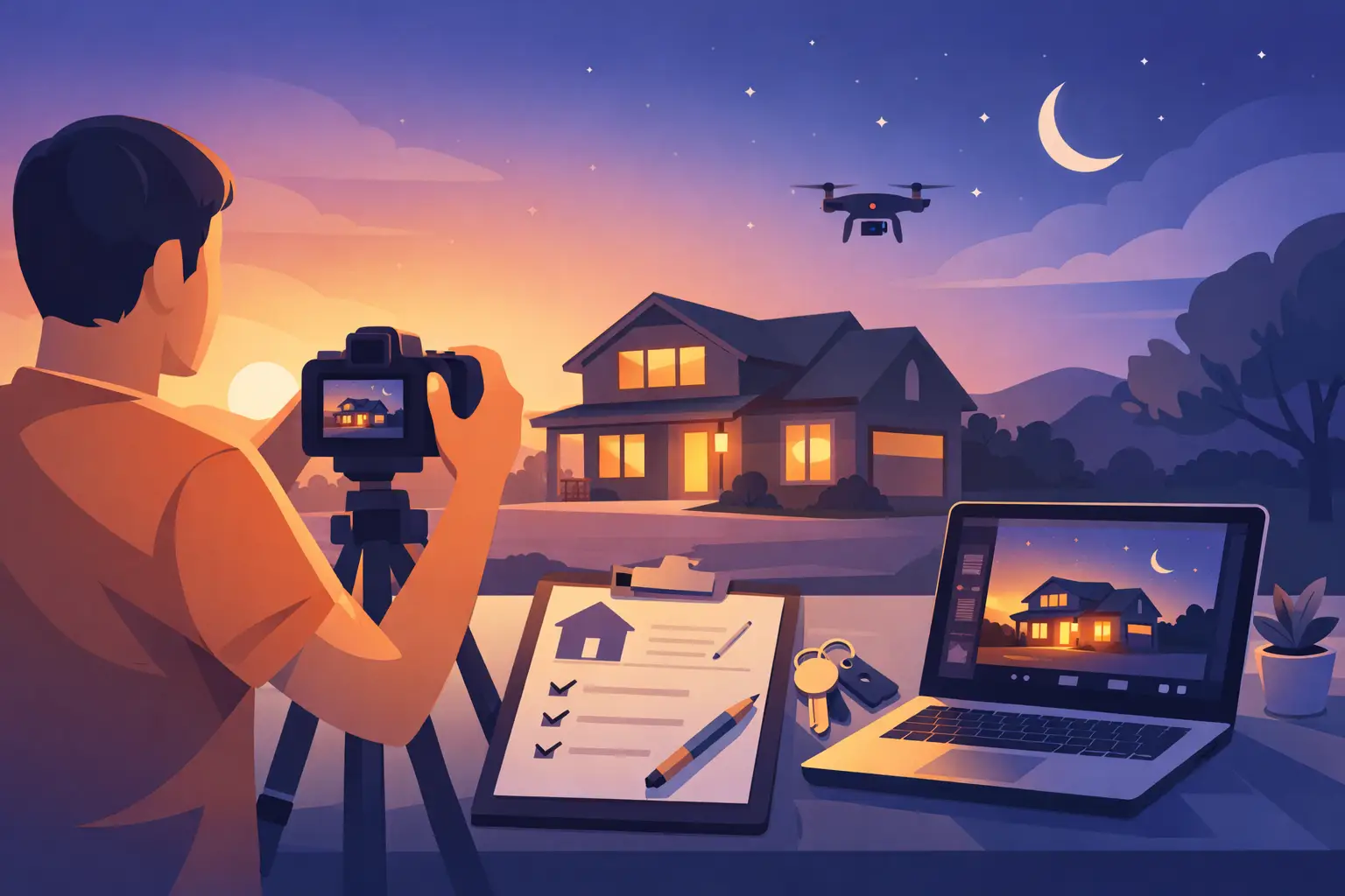How to Prepare for Twilight Listing Photos